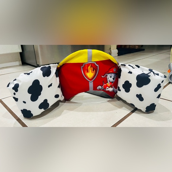 SwimWays Kids Paw Patrol Marshall Swim Trainer Life Jacket (USCG Approved Floaty - Picture 1 of 2